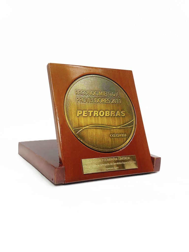 Reconocimiento otorgado por PETROBAS en el año 2011